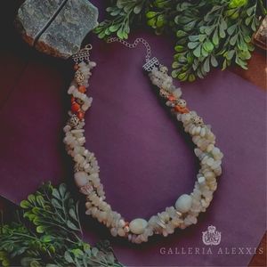 Mixed Gemstone Layered Necklace